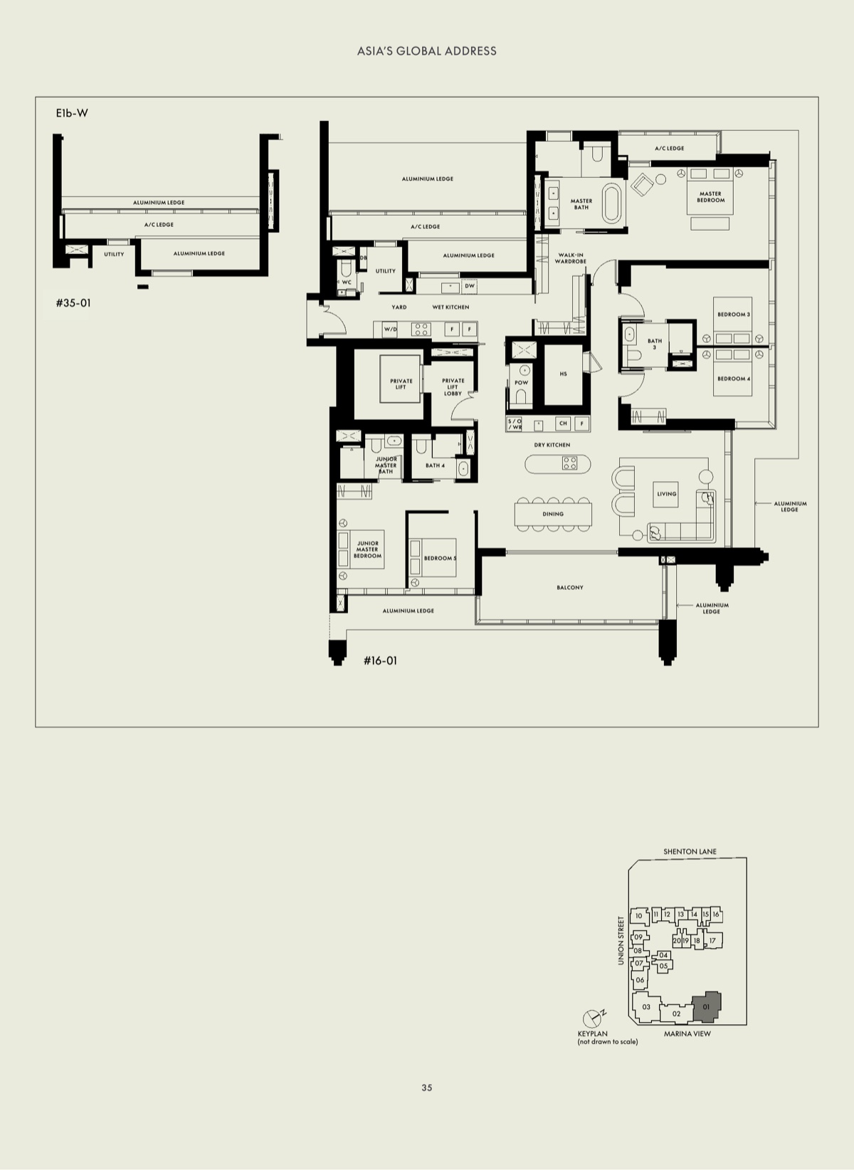 3-Bedroom floor plan