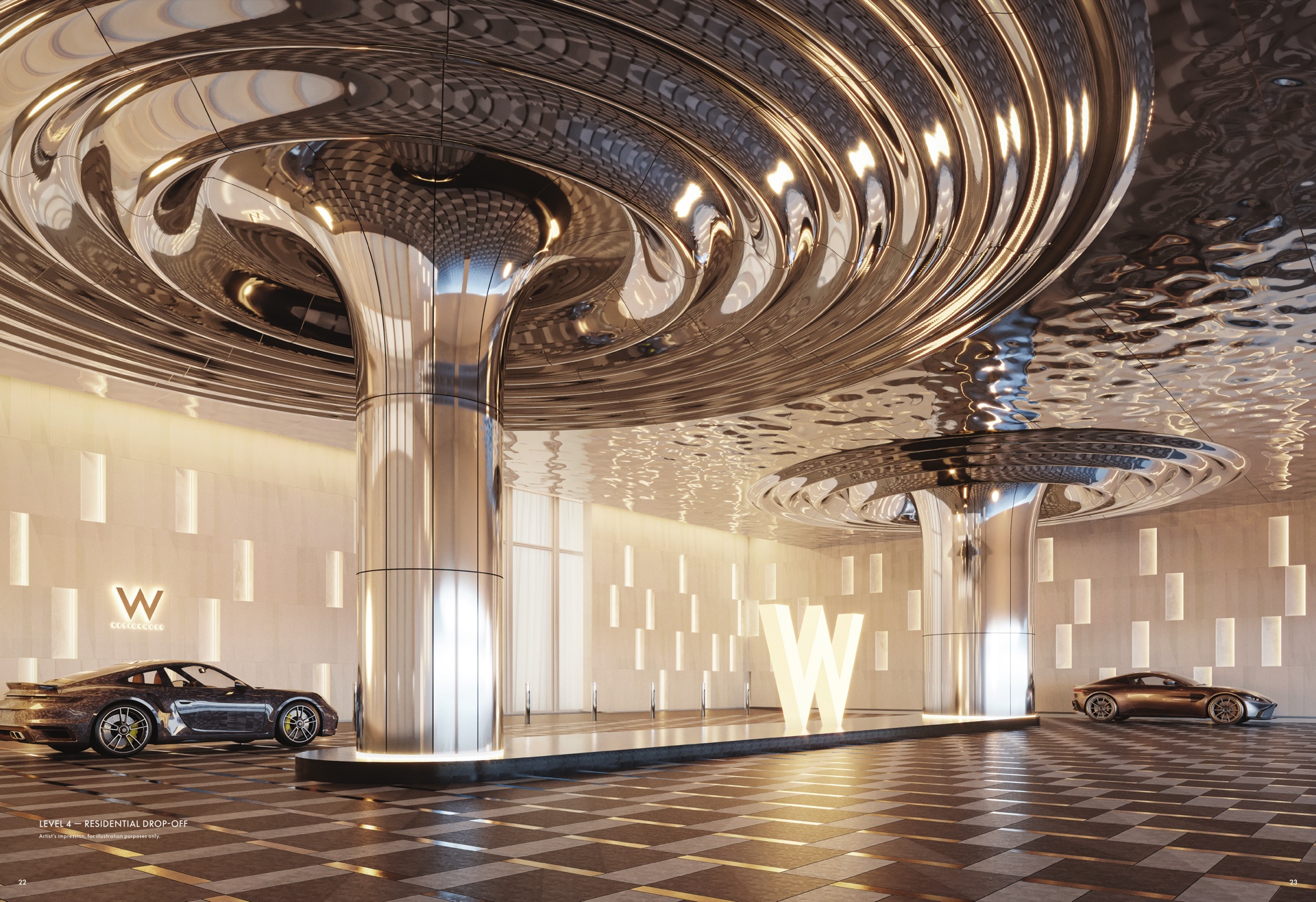 Residential Drop-Off Lobby