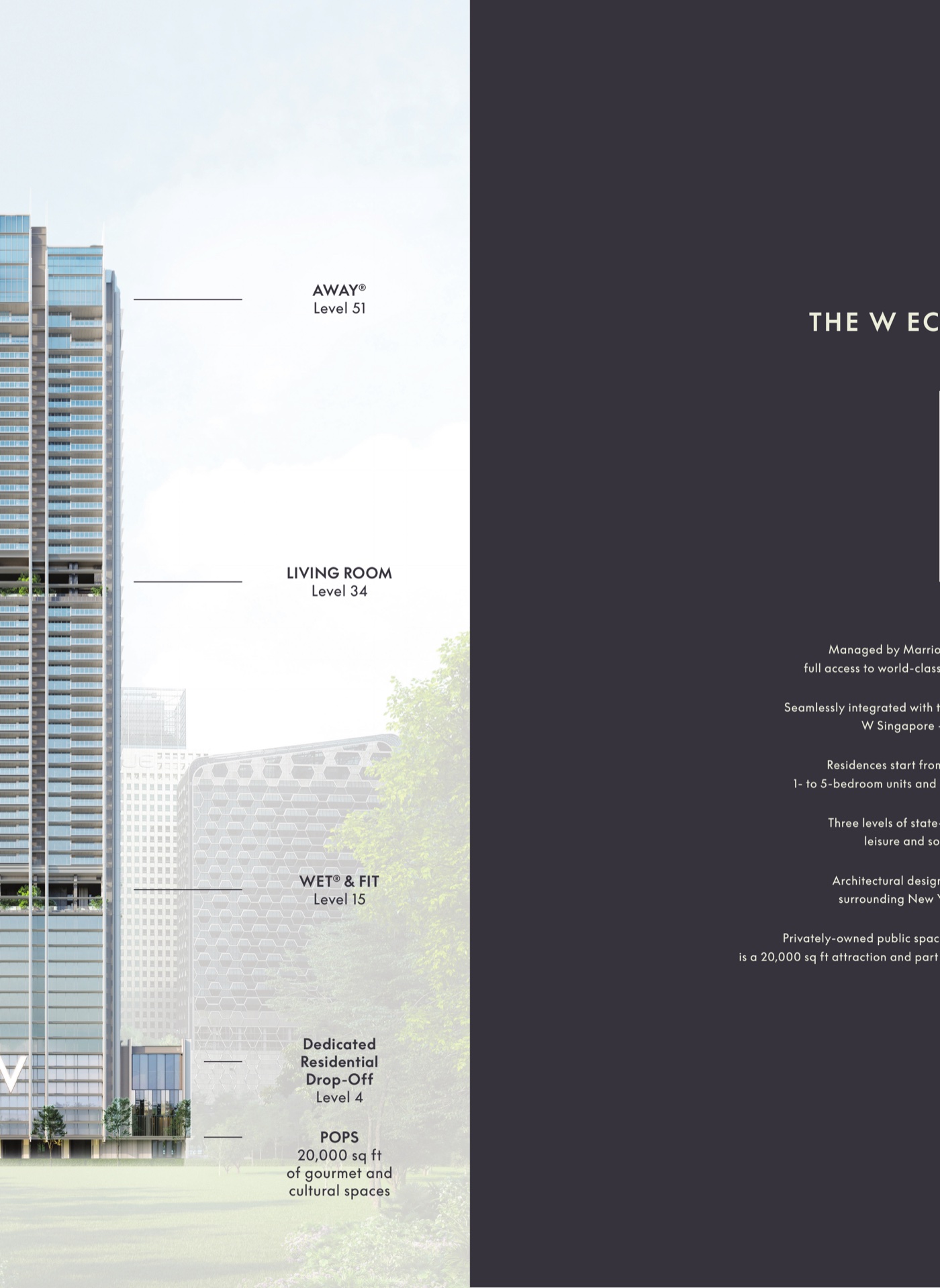 W Residences tower render